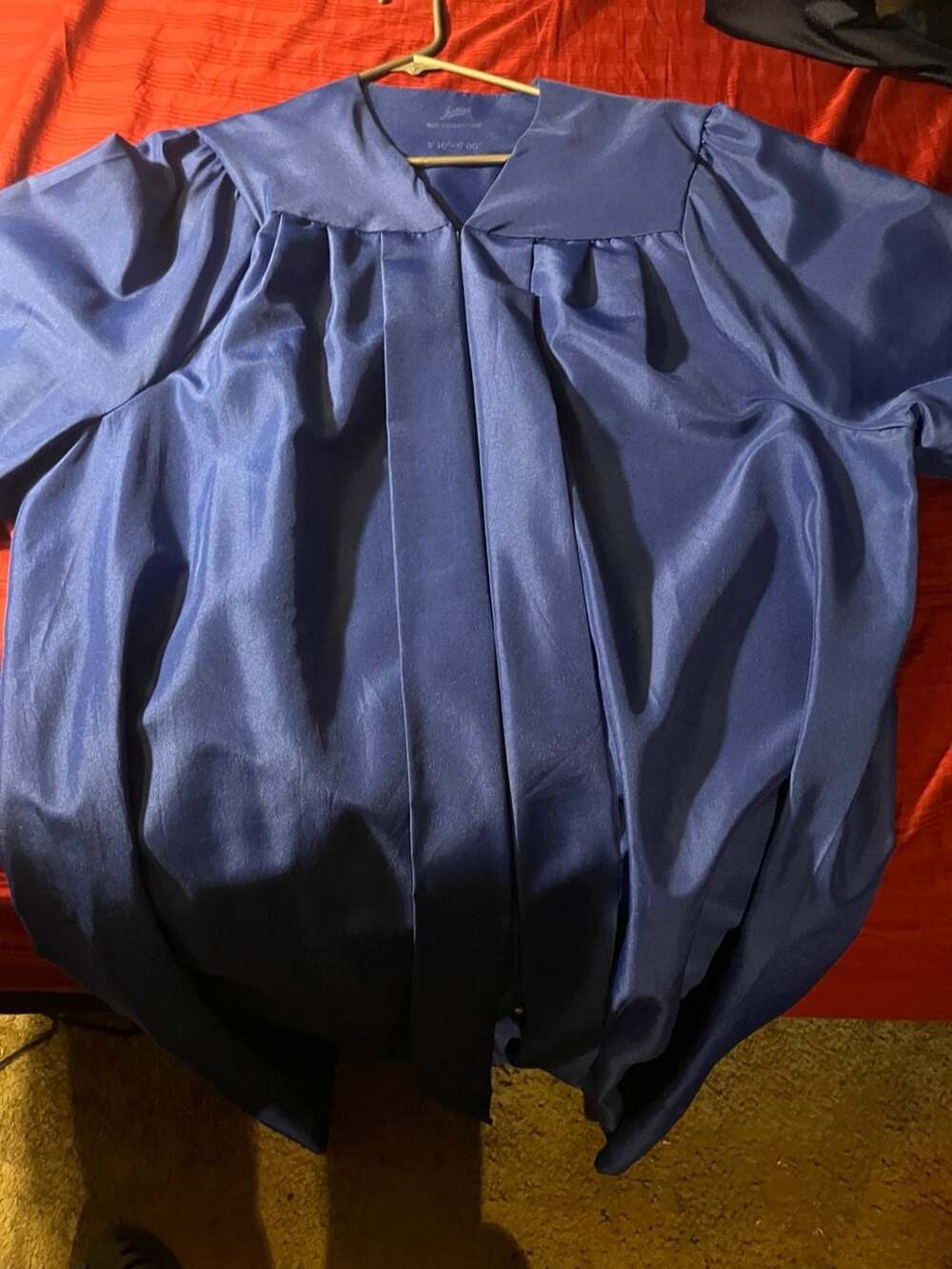 Jostens BDG Collection Graduation Gown Royal Blue Size 5'10"-6'00"
